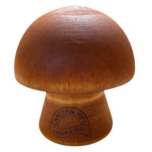 Canterburys Crack & Peel Wooden Mushroom Nutcracker